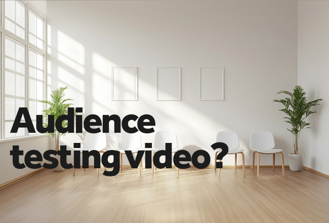 Video audience testing
